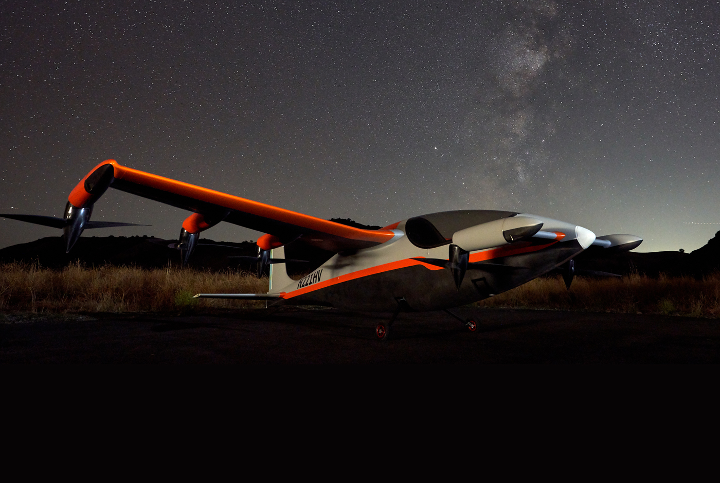 Kitty Hawk eVTOL Heaviside photo released on October 3, 2019, USA.